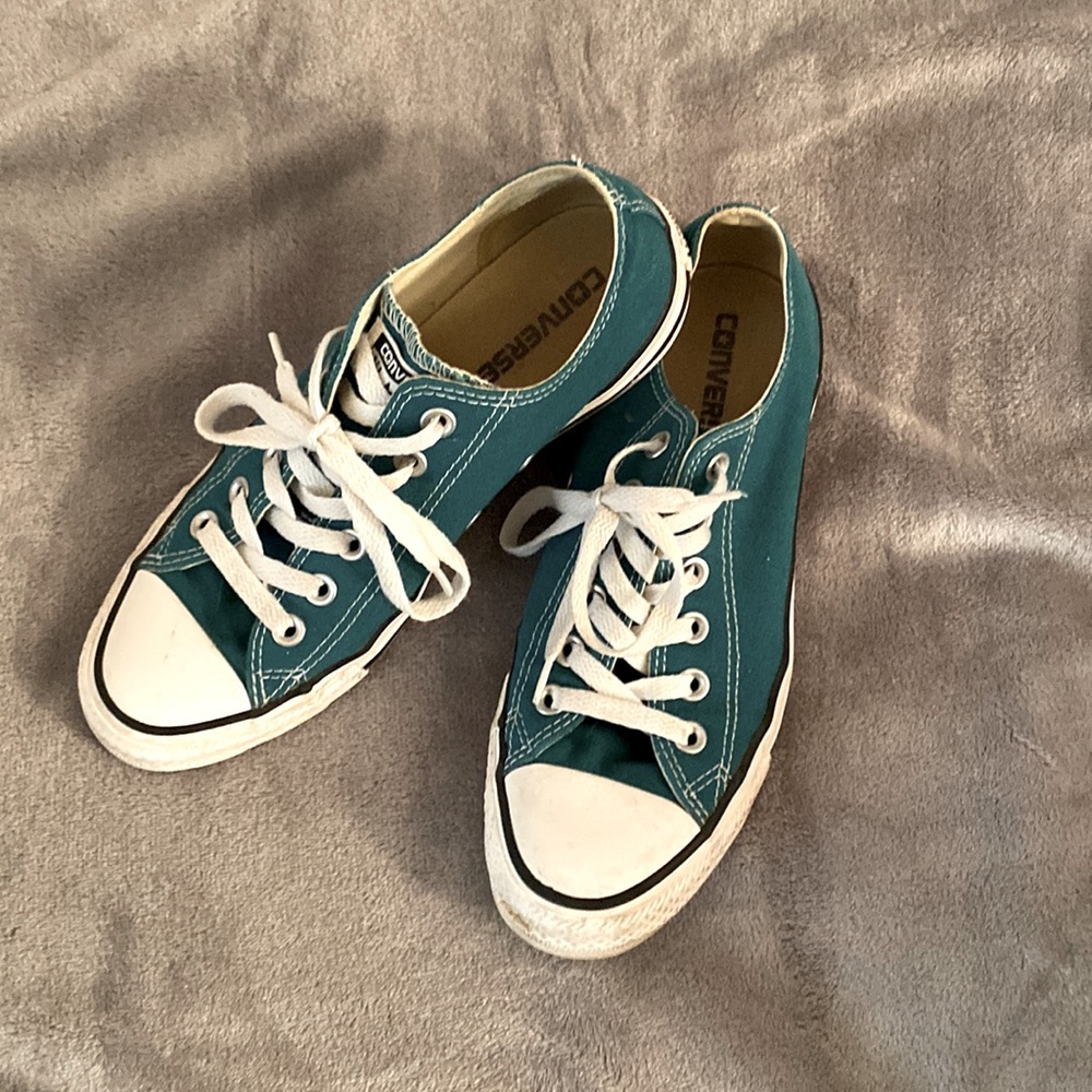 Teal womens converse all star